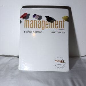Management  ninth edition Stephen P. Robbins & Mary Coulter Book  Hardcover NEW